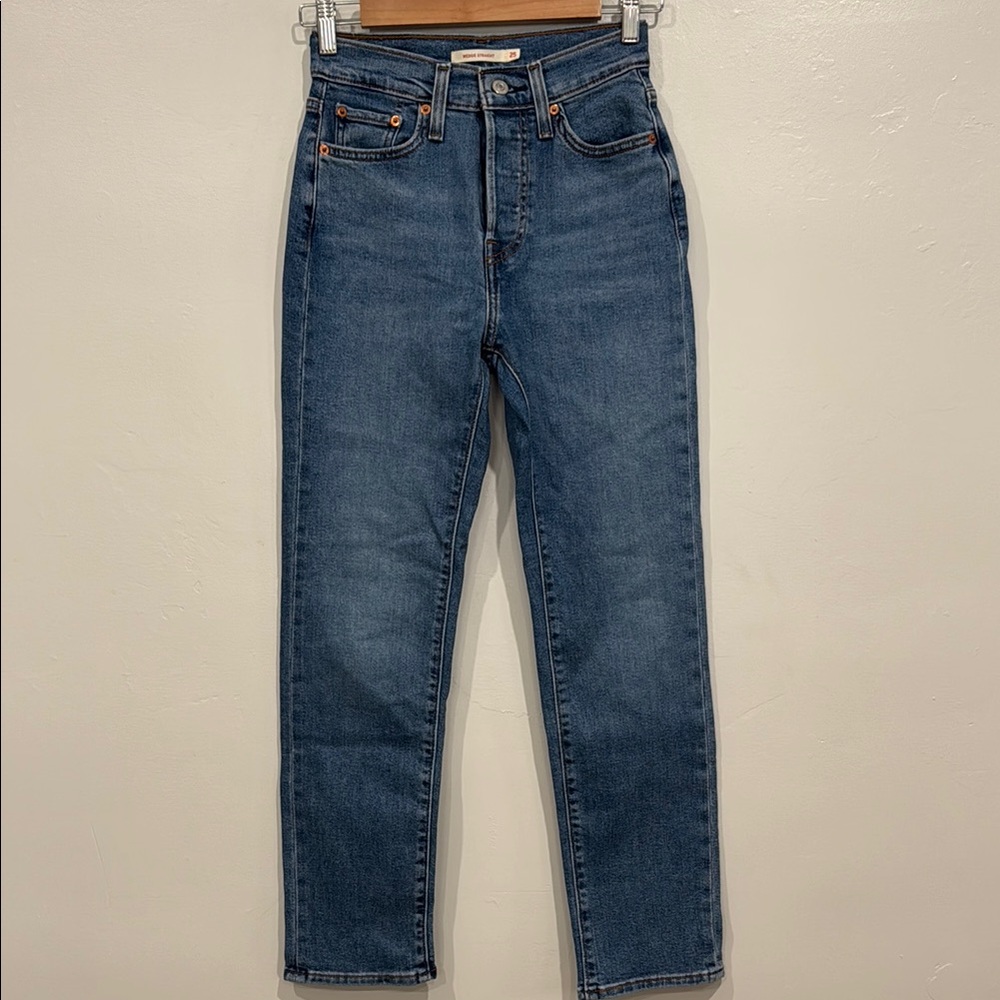 Levi’s Classic Blue Wedgie Straight Jeans
